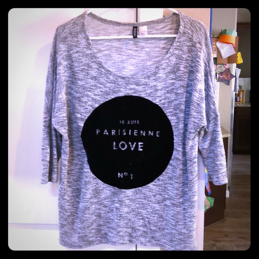 Metallic shimmering sweater/top by H&M